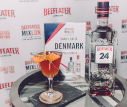 Winning cocktail by Daniel Calta at the Danish finals for Beefeater Mixldn 6 in Copenhagen. 