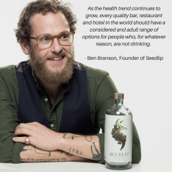 Ben Branson, creator of the non-alcoholic spirit Seedlip