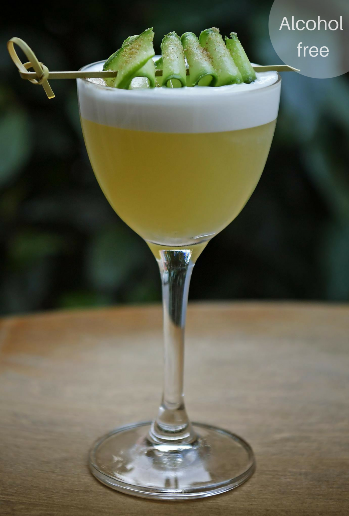 Dansk Forår - alcohol free Seedlip based cocktail from Kester Thomas